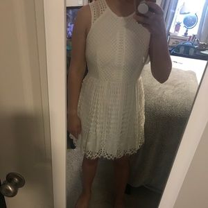 White lace dress